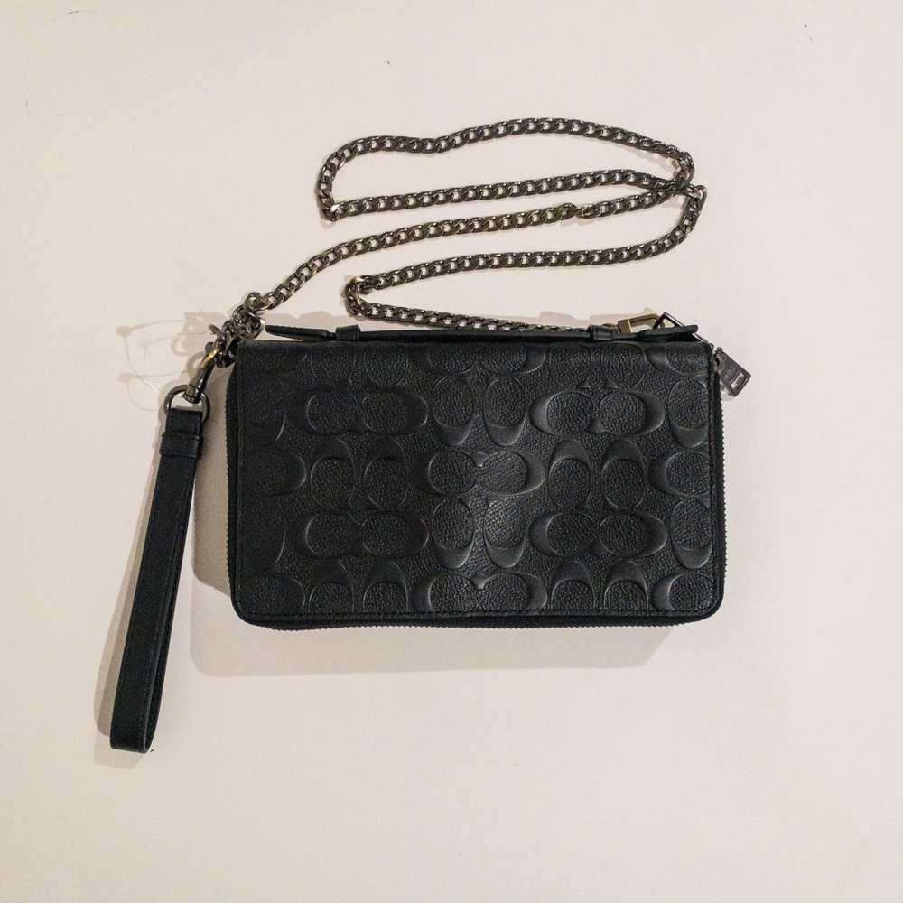 Coach Double zip travel organizer / wristlet - NWT